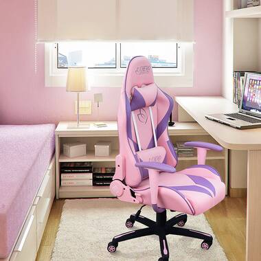 Baby pink best sale gaming chair